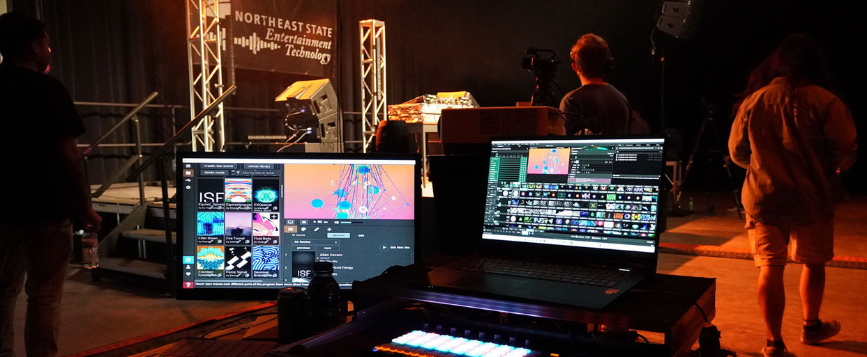 Entertainment Technology stage at Northeast State Community College