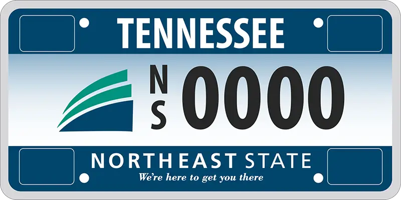 Northeast State Specialty License Plate