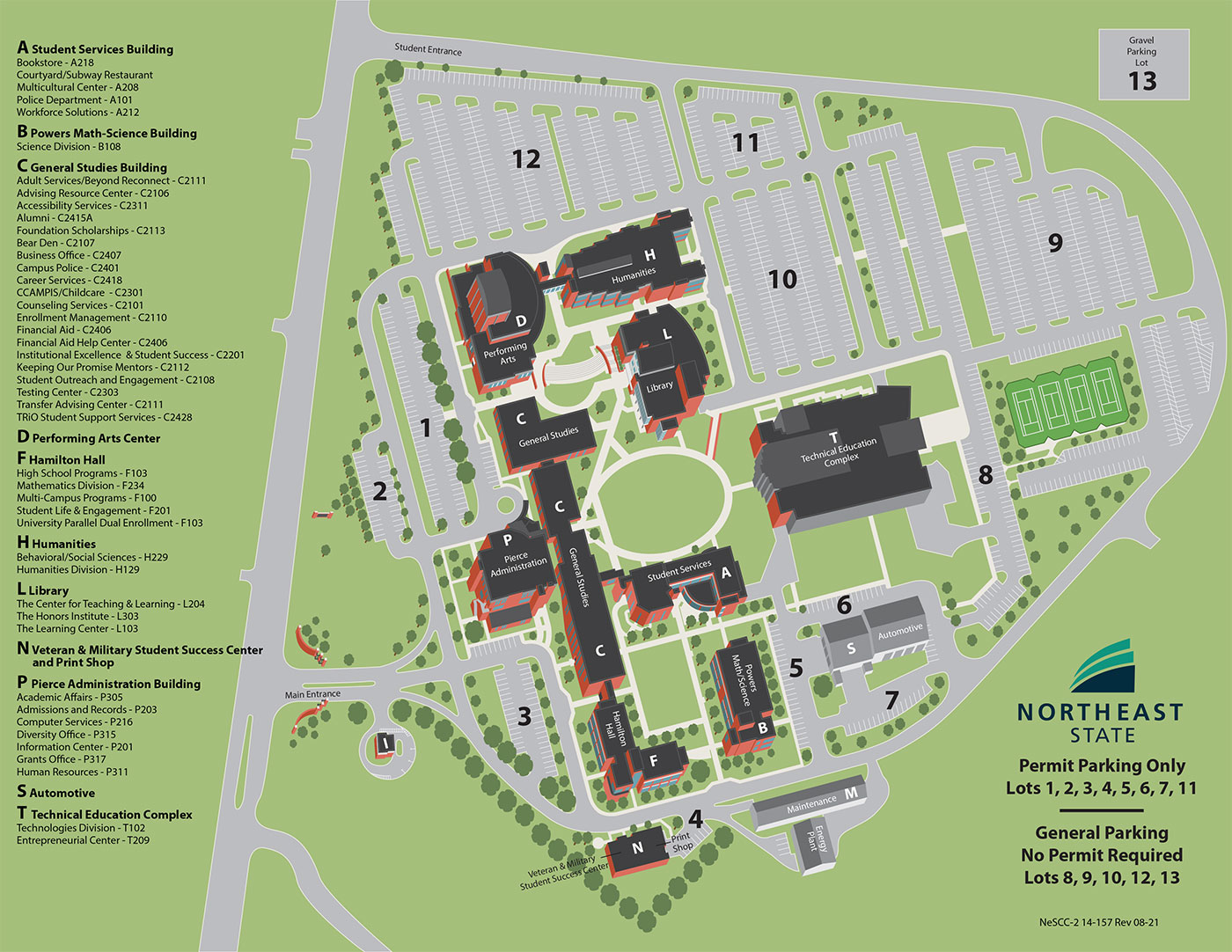 Blountville campus map - Northeast State Community College