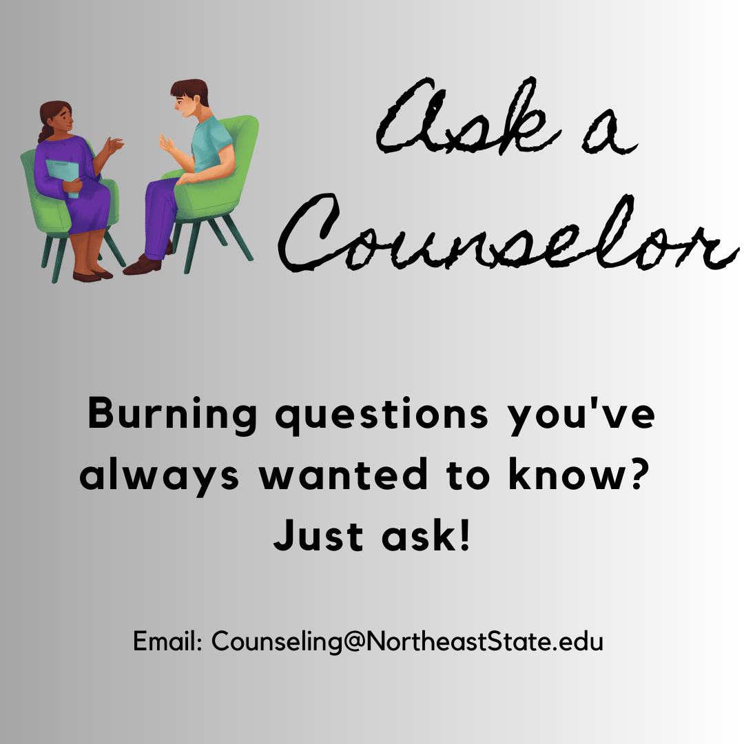 Email counseling@NortheastState.edu for questions