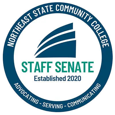 Northeast State Community College Staff Senate Established 2020 Advocating Serving Communicating Logo