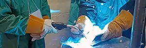 high school camper welding